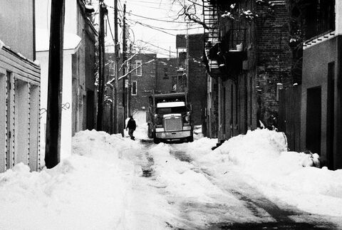 82/125 Montréal en hiver. Qc, Canada. 2013.
