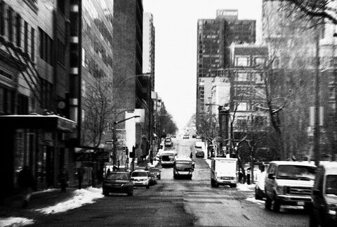 86/125 Montreal in winter. Qc, Canada. 2013.