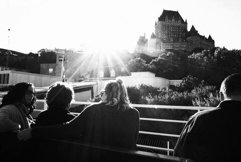 41/125 Under the Chateau Frontenac, Quebec City. Qc, Canada. 2018.